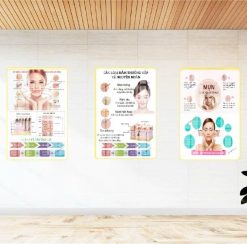 Bộ 3 tranh chăm sóc da B3D01