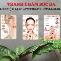 Bộ 3 tranh chăm sóc da B3D03