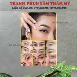 Tranh phun xăm thẩm mỹ PX04