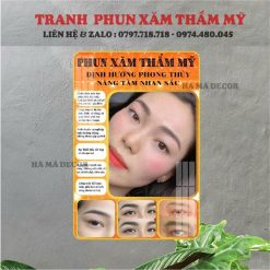 Tranh phun xăm thẩm mỹ PX03