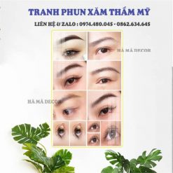 Tranh phun xăm thẩm mỹ PX02
